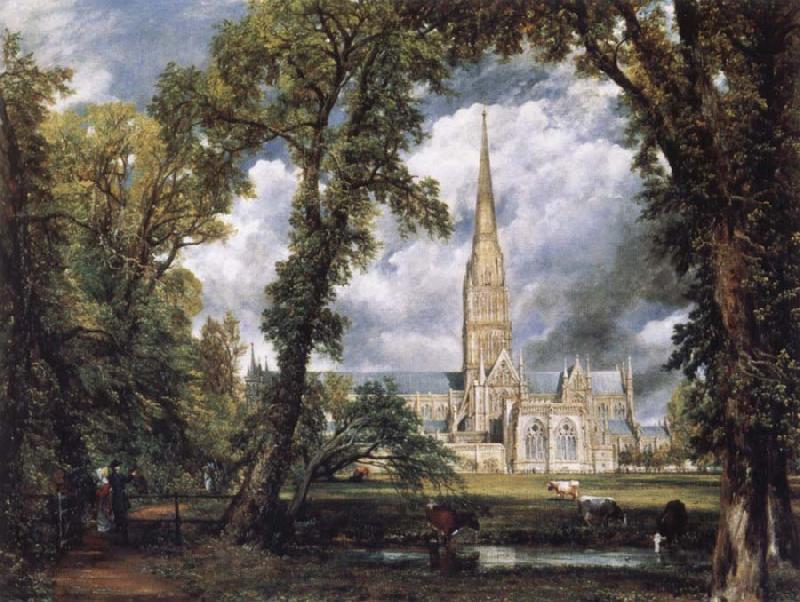 John Constable Salisbury Cathedral from the Bishop-s Grounds